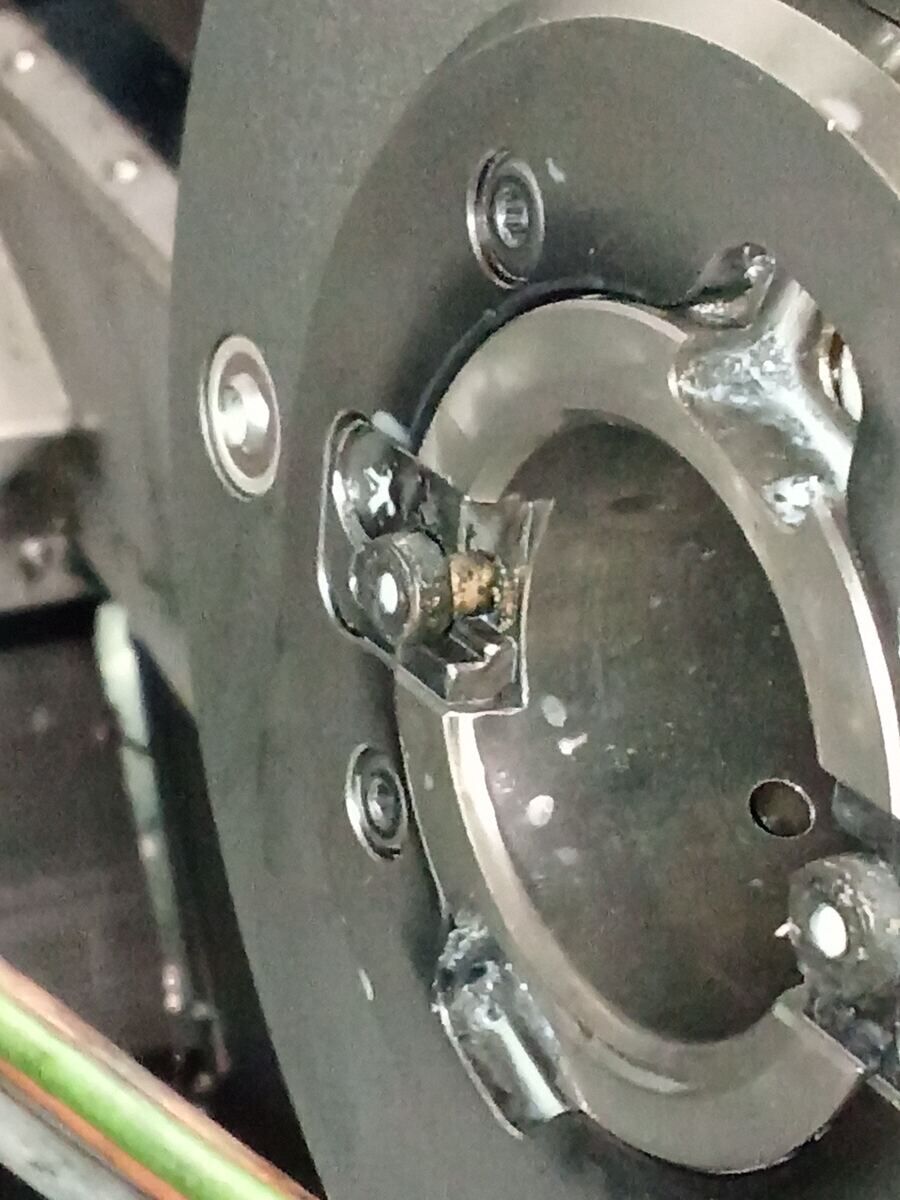 Mori Seiki NH 5000 – vpenjalni konus vretena, Pred obnovo